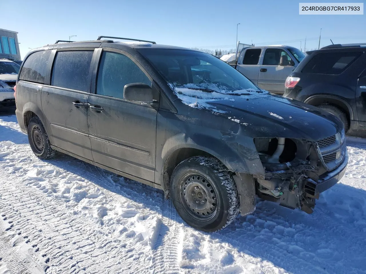 2012 Dodge Grand Caravan Se VIN: 2C4RDGBG7CR417933 Lot: 45811984