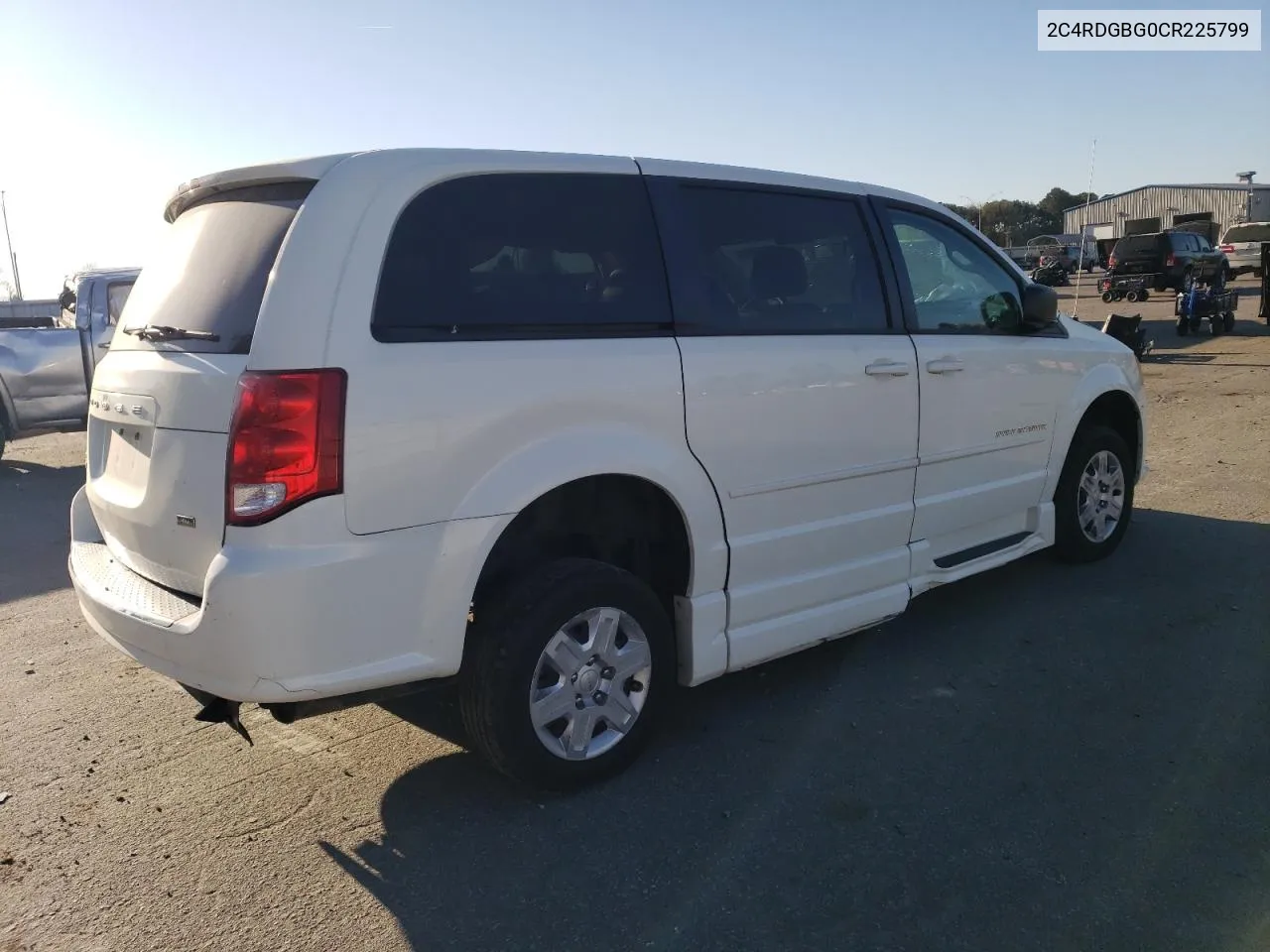 2012 Dodge Grand Caravan Se VIN: 2C4RDGBG0CR225799 Lot: 47472454