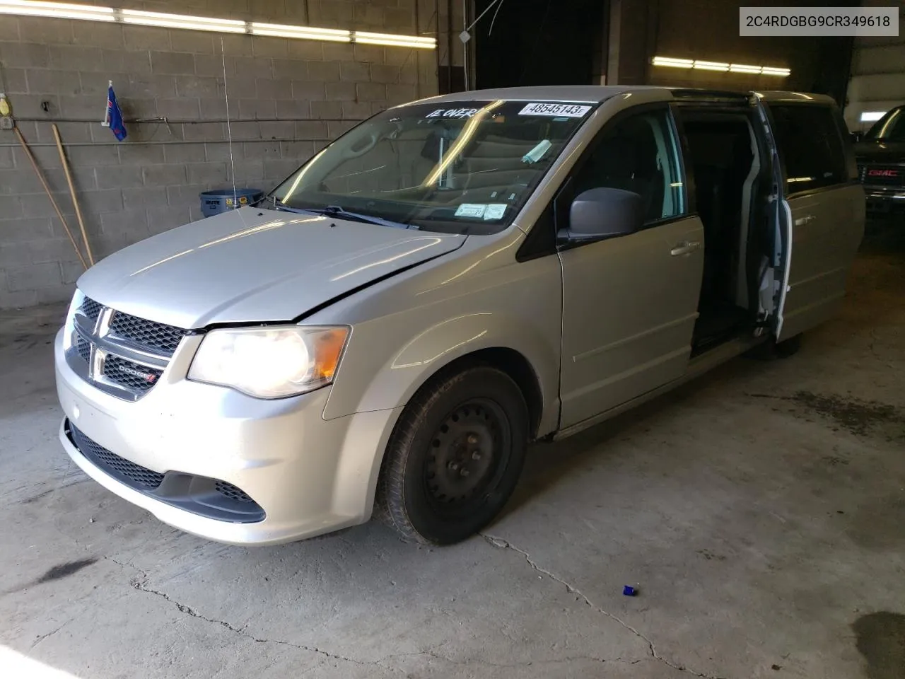 2012 Dodge Grand Caravan Se VIN: 2C4RDGBG9CR349618 Lot: 48545143