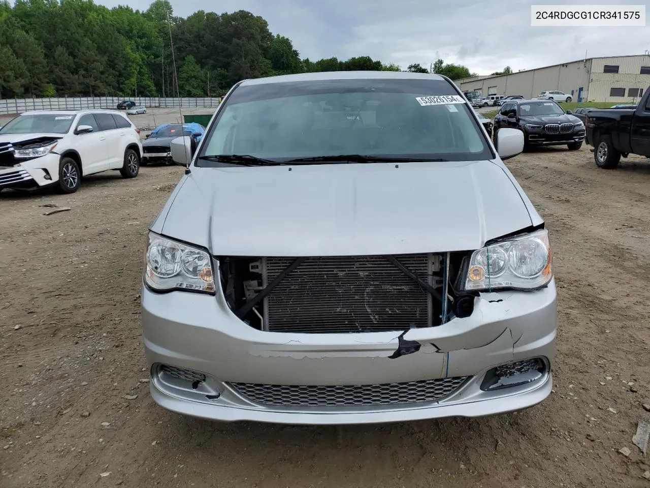 2012 Dodge Grand Caravan Sxt VIN: 2C4RDGCG1CR341575 Lot: 53026154