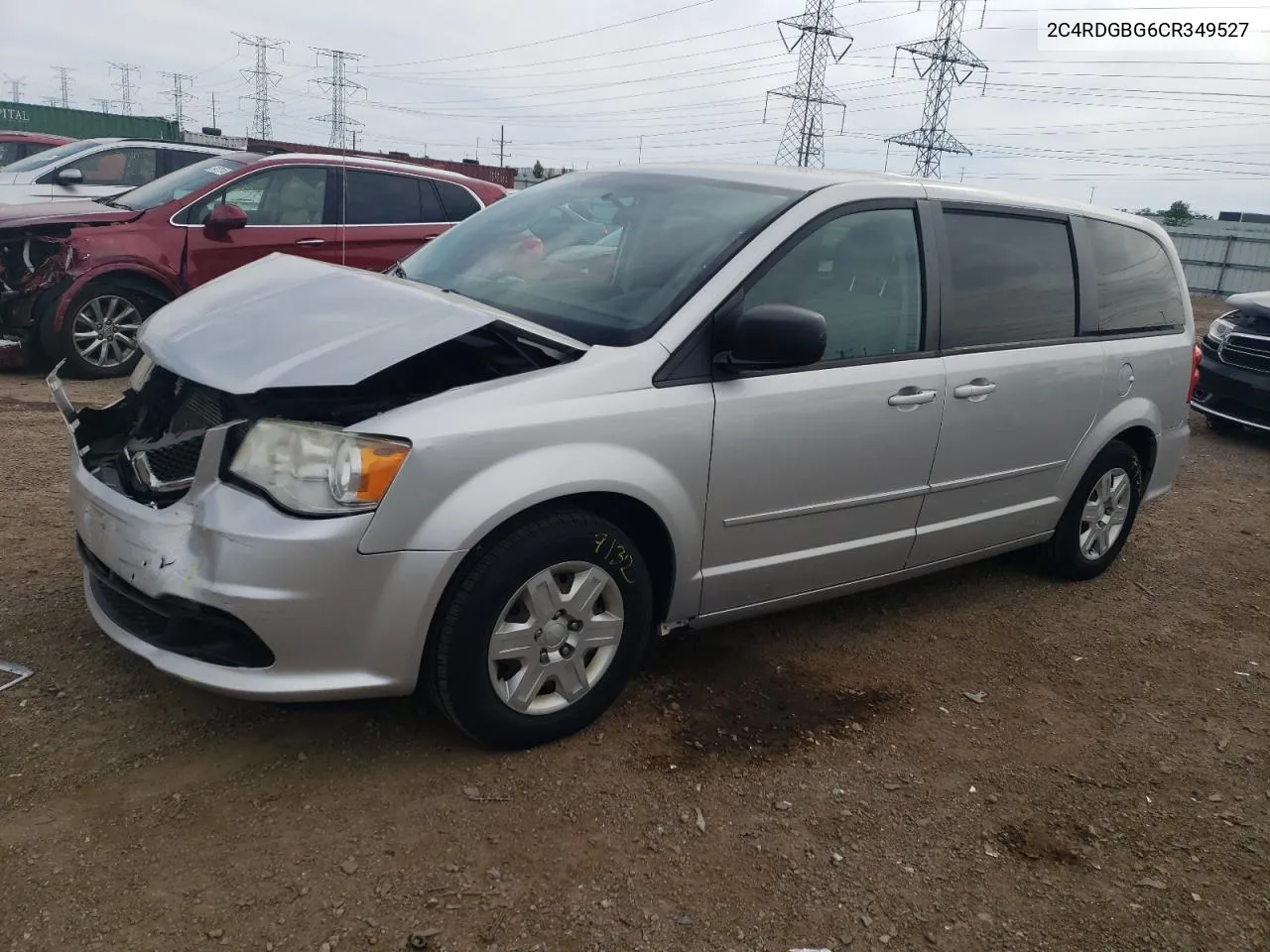 2012 Dodge Grand Caravan Se VIN: 2C4RDGBG6CR349527 Lot: 57787974