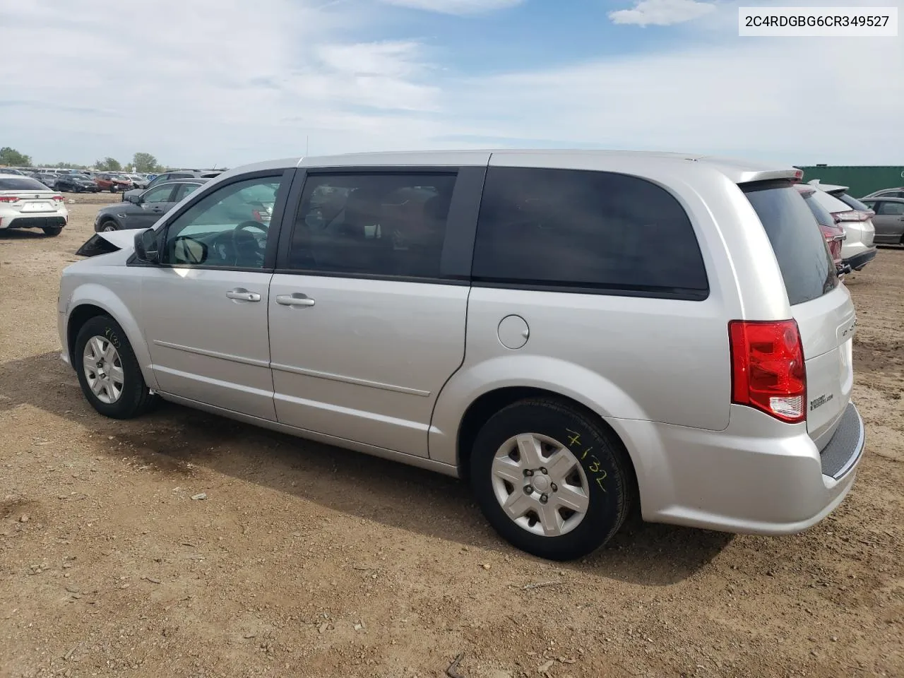 2012 Dodge Grand Caravan Se VIN: 2C4RDGBG6CR349527 Lot: 57787974