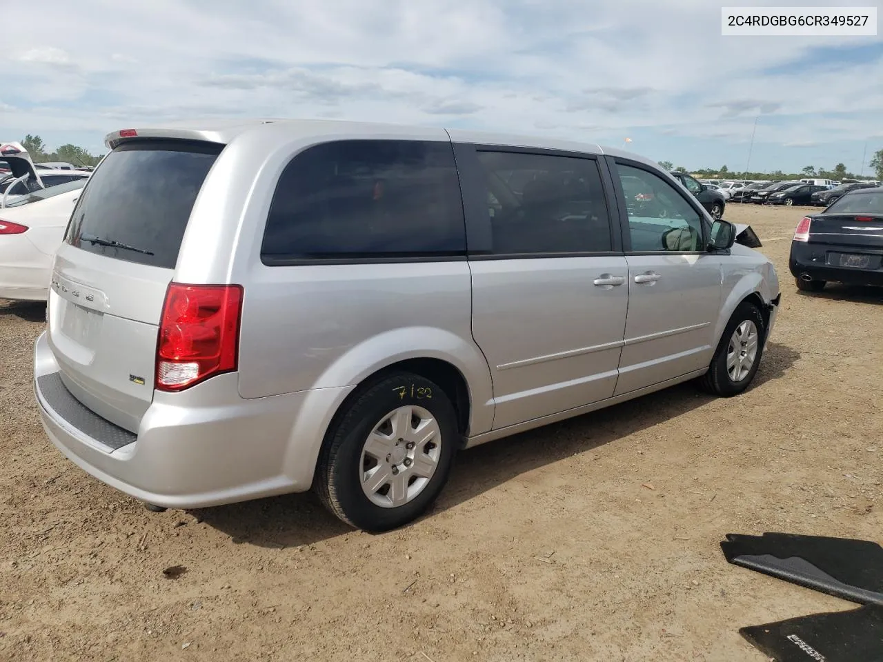 2012 Dodge Grand Caravan Se VIN: 2C4RDGBG6CR349527 Lot: 57787974