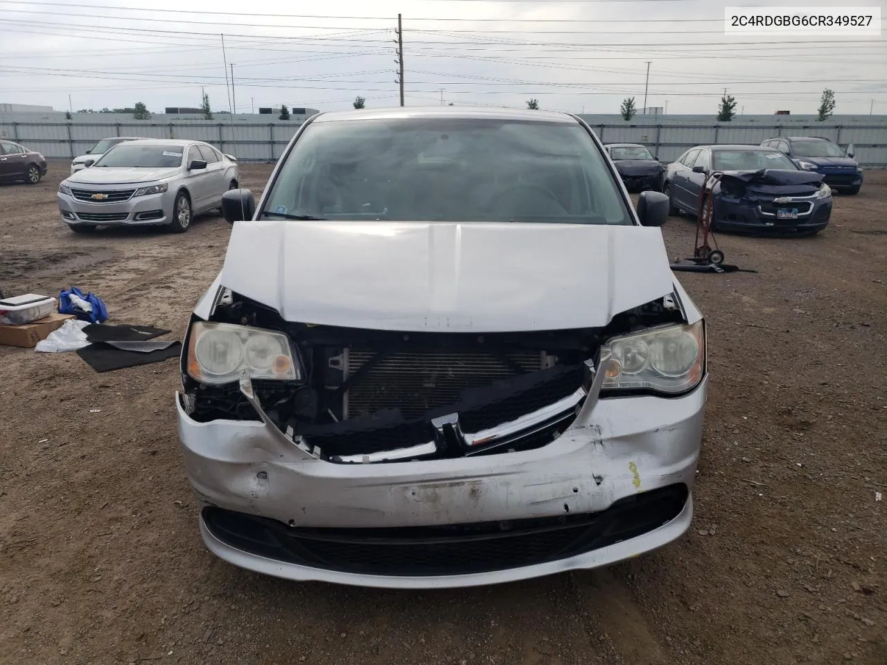 2012 Dodge Grand Caravan Se VIN: 2C4RDGBG6CR349527 Lot: 57787974