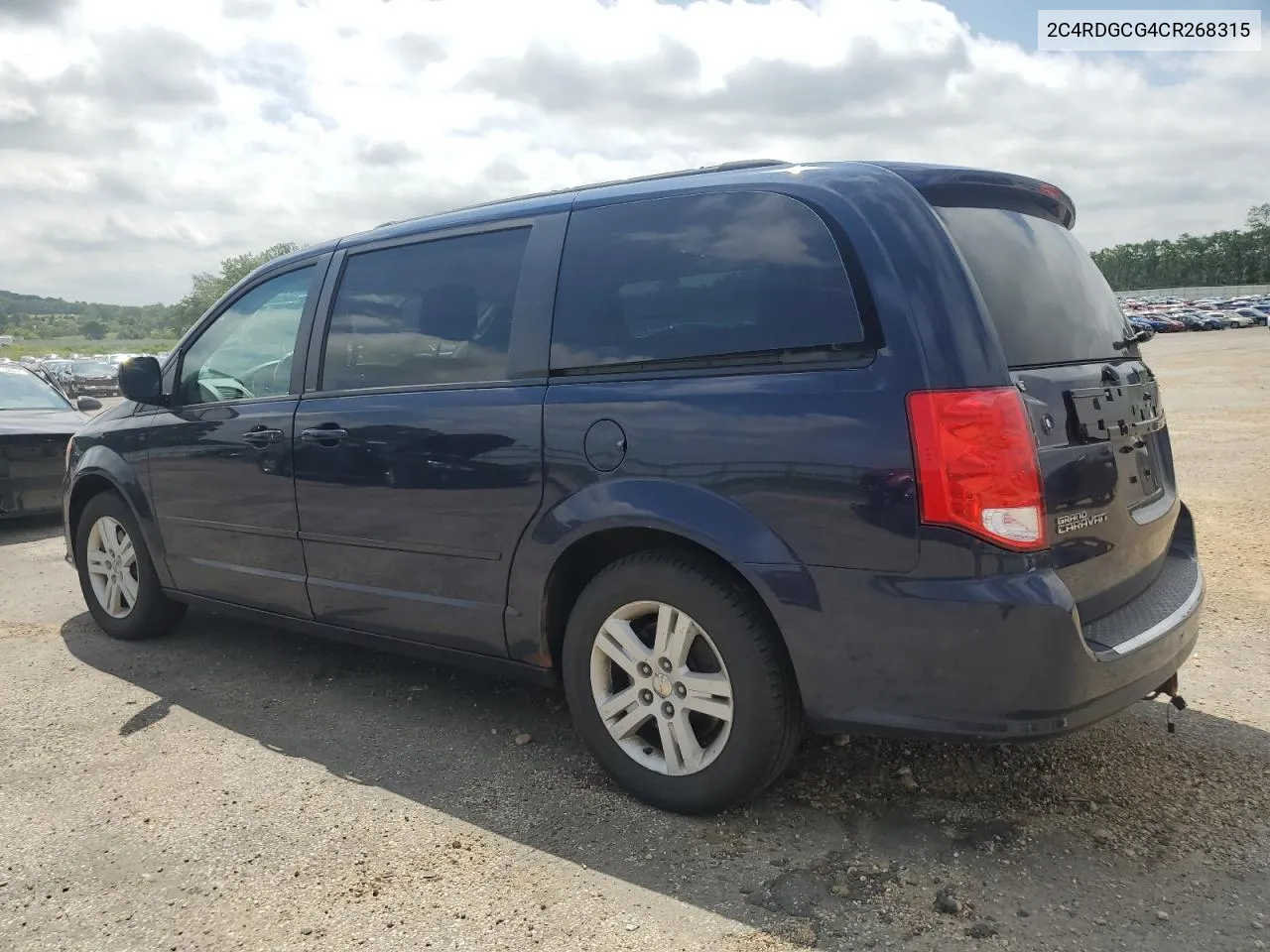 2C4RDGCG4CR268315 2012 Dodge Grand Caravan Sxt