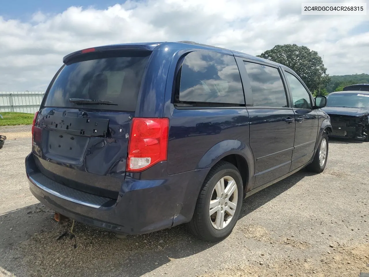 2C4RDGCG4CR268315 2012 Dodge Grand Caravan Sxt