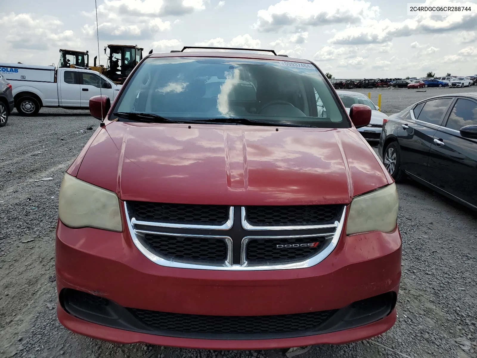 2012 Dodge Grand Caravan Sxt VIN: 2C4RDGCG6CR288744 Lot: 59937464