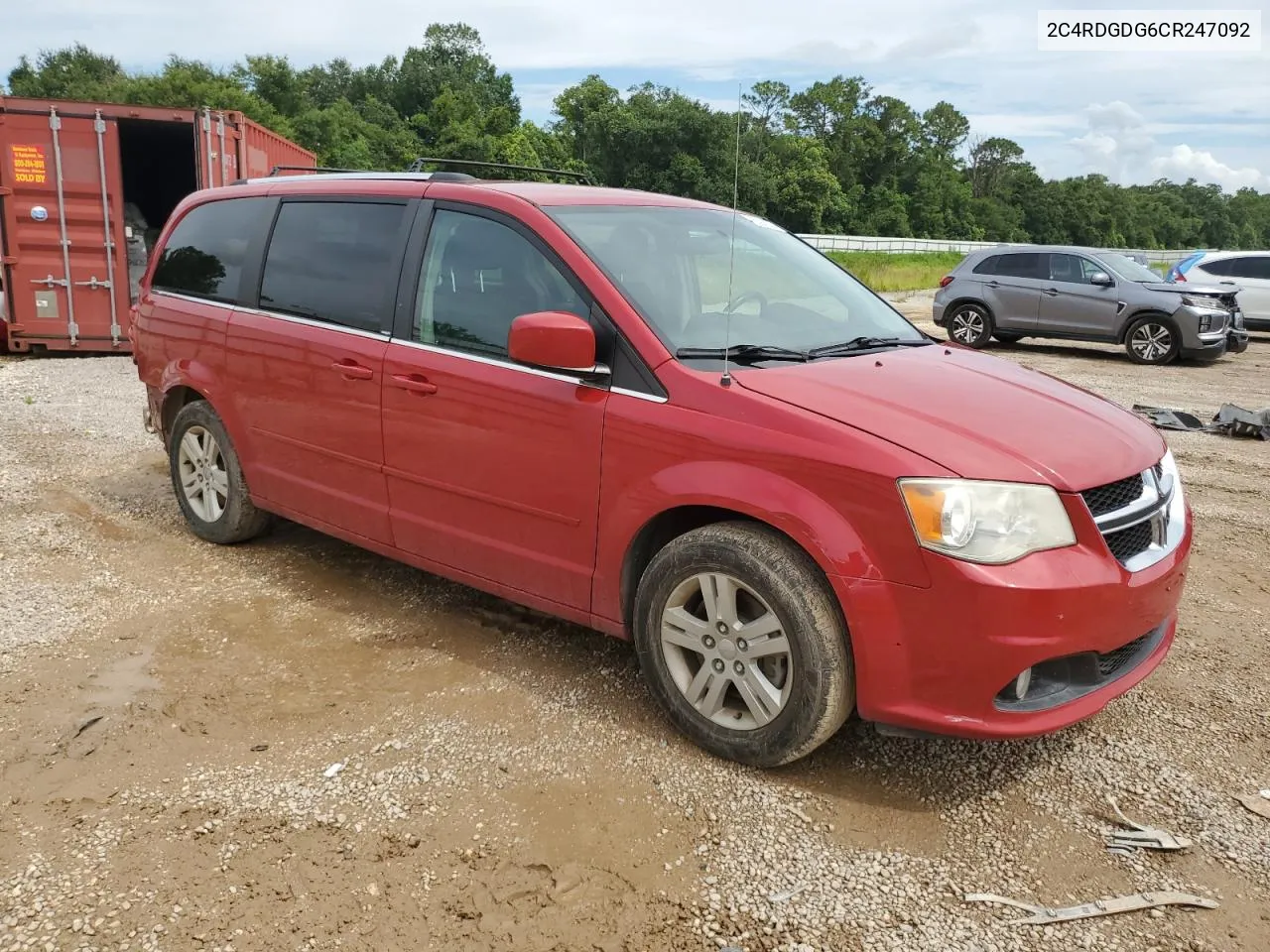 2C4RDGDG6CR247092 2012 Dodge Grand Caravan Crew