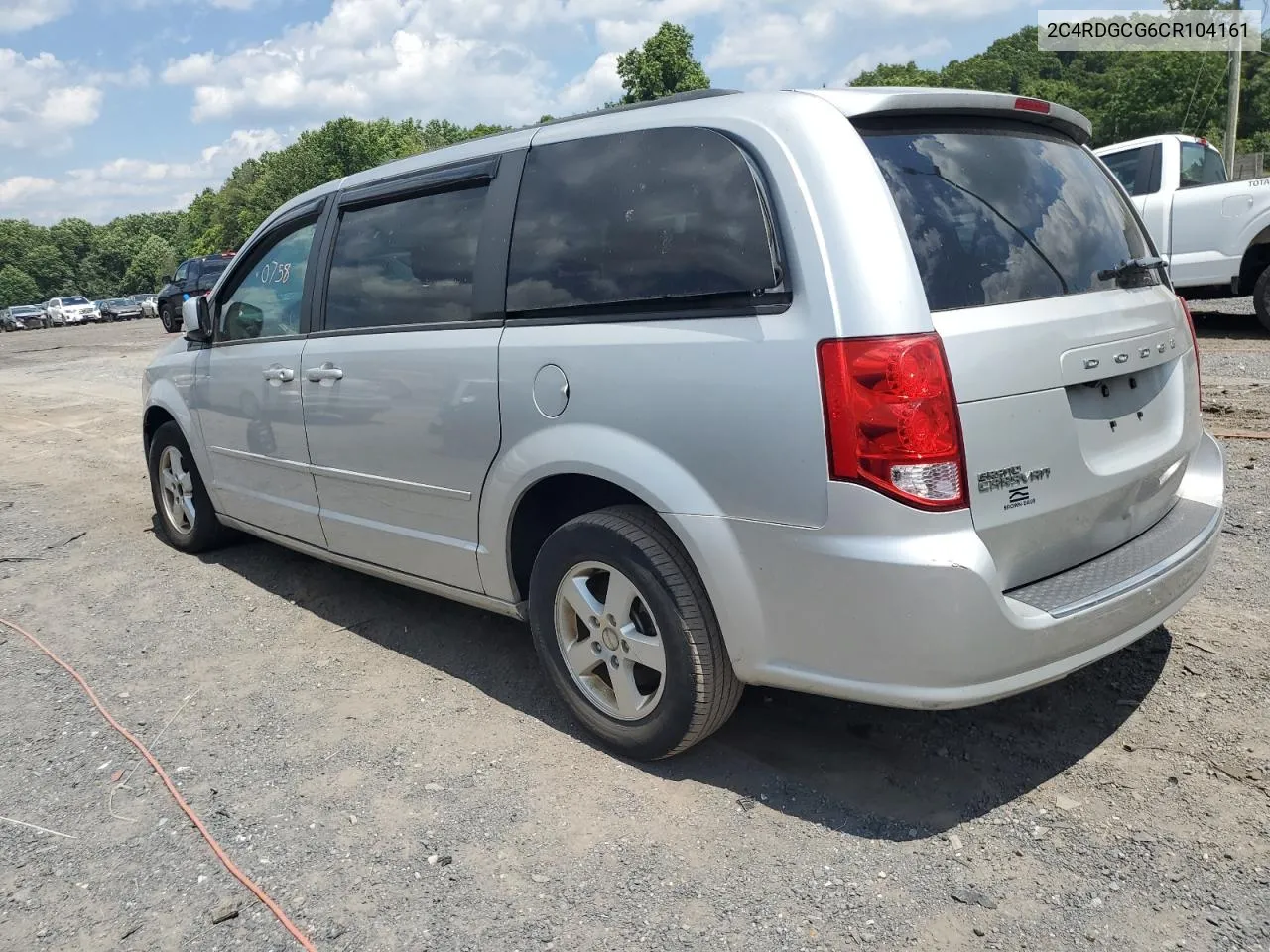 2012 Dodge Grand Caravan Sxt VIN: 2C4RDGCG6CR104161 Lot: 62400784