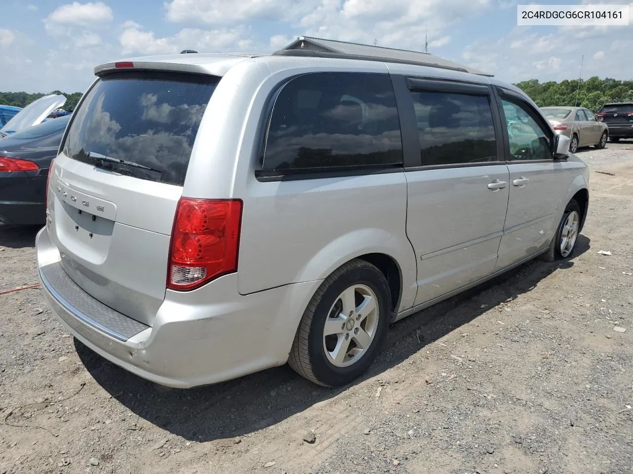 2012 Dodge Grand Caravan Sxt VIN: 2C4RDGCG6CR104161 Lot: 62400784