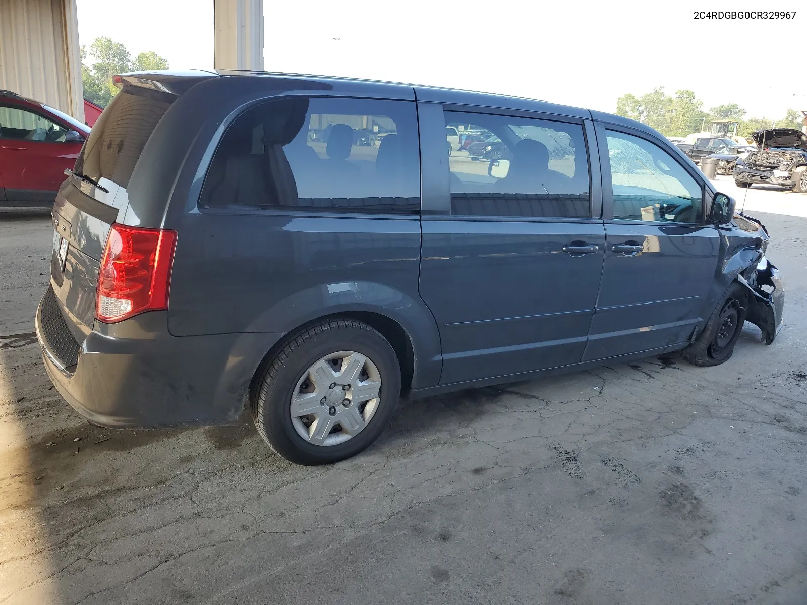 2012 Dodge Grand Caravan Se VIN: 2C4RDGBG0CR329967 Lot: 62522104