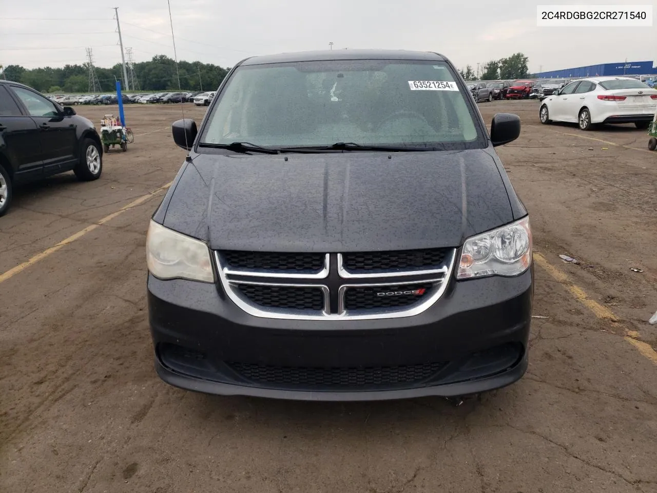 2012 Dodge Grand Caravan Se VIN: 2C4RDGBG2CR271540 Lot: 63521254