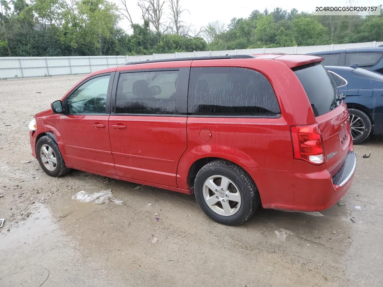 2012 Dodge Grand Caravan Sxt VIN: 2C4RDGCG5CR209757 Lot: 64167864