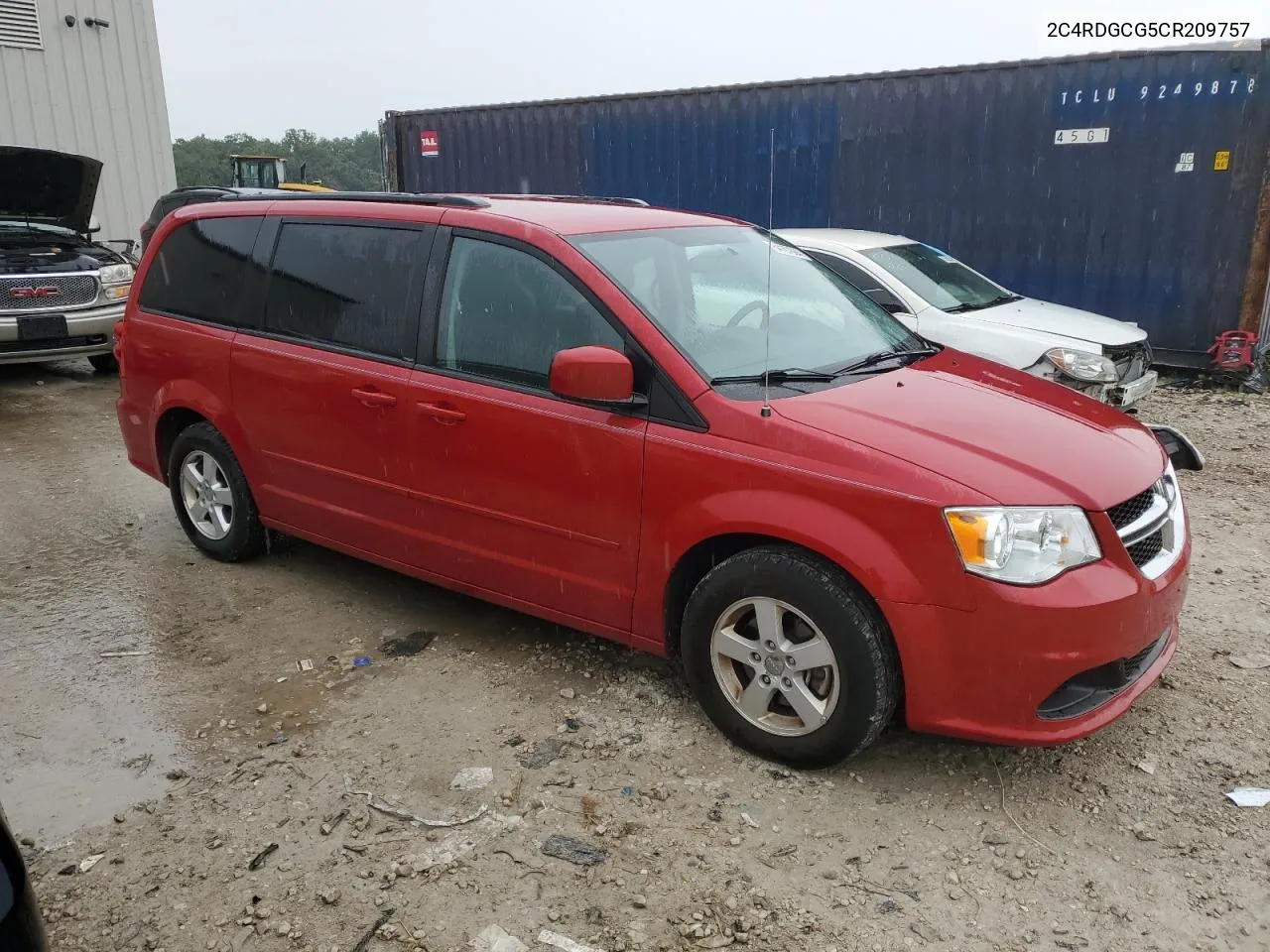 2012 Dodge Grand Caravan Sxt VIN: 2C4RDGCG5CR209757 Lot: 64167864