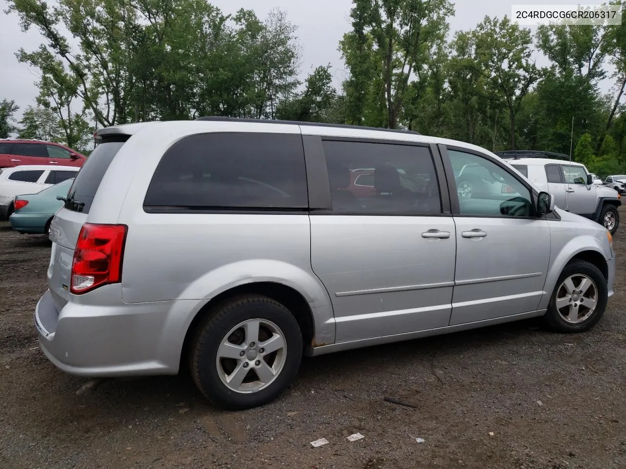 2C4RDGCG6CR206317 2012 Dodge Grand Caravan Sxt