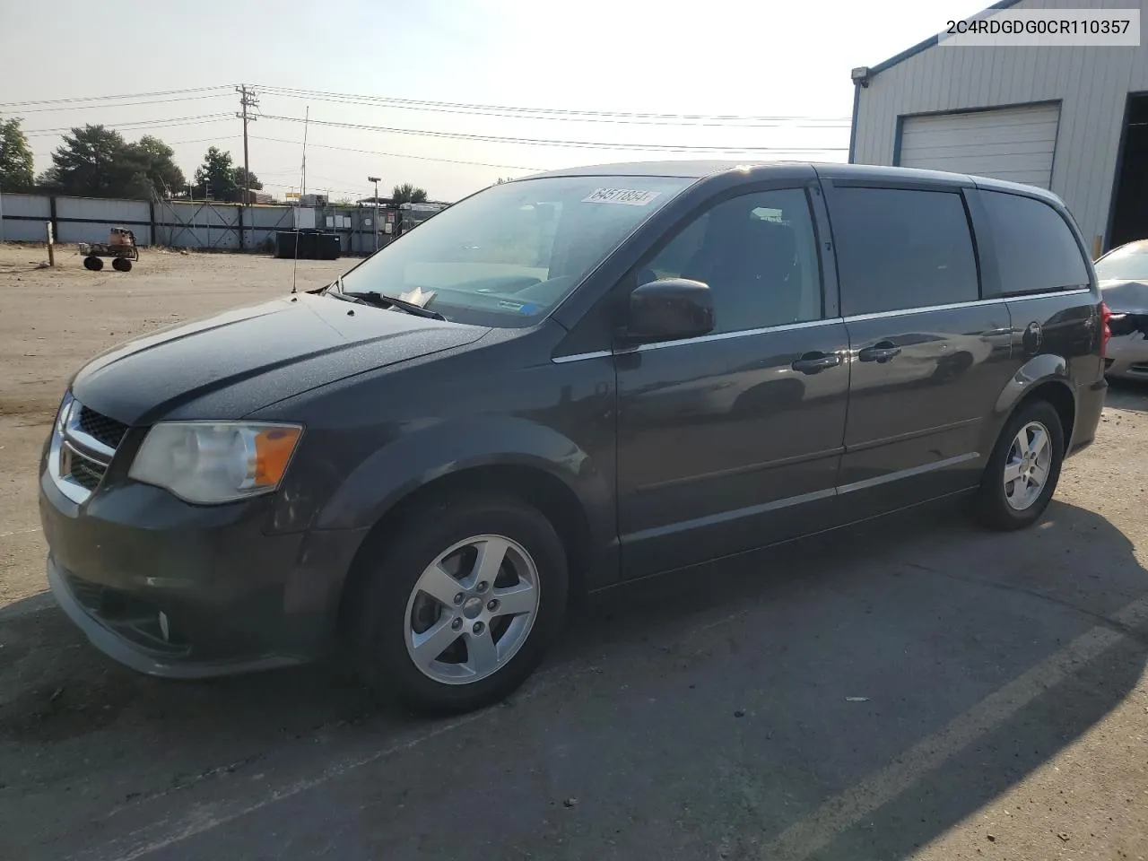 2012 Dodge Grand Caravan Crew VIN: 2C4RDGDG0CR110357 Lot: 64511854