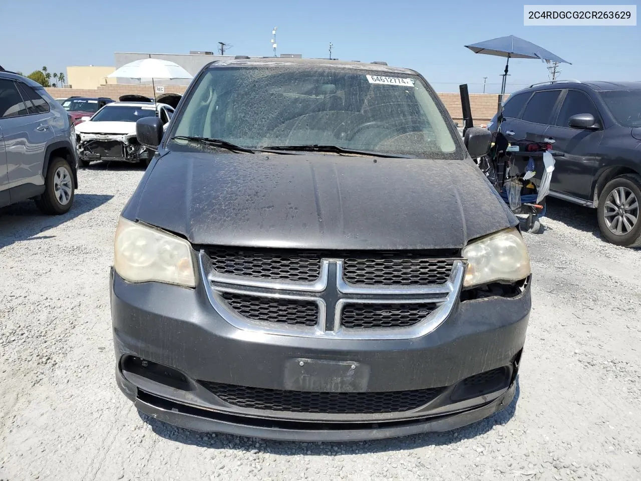 2012 Dodge Grand Caravan Sxt VIN: 2C4RDGCG2CR263629 Lot: 64612774