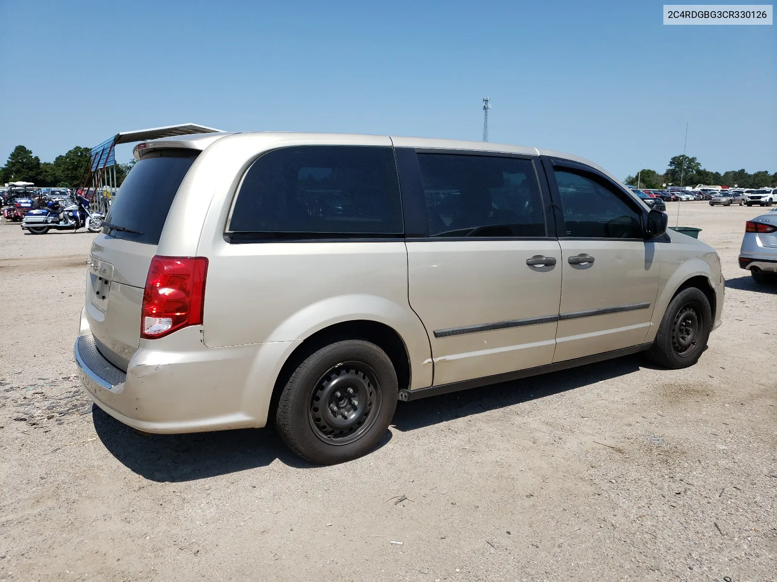 2012 Dodge Grand Caravan Se VIN: 2C4RDGBG3CR330126 Lot: 65248954