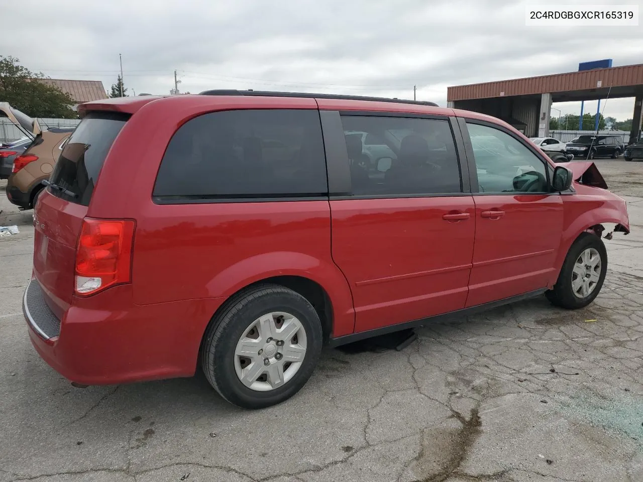 2012 Dodge Grand Caravan Se VIN: 2C4RDGBGXCR165319 Lot: 65341394