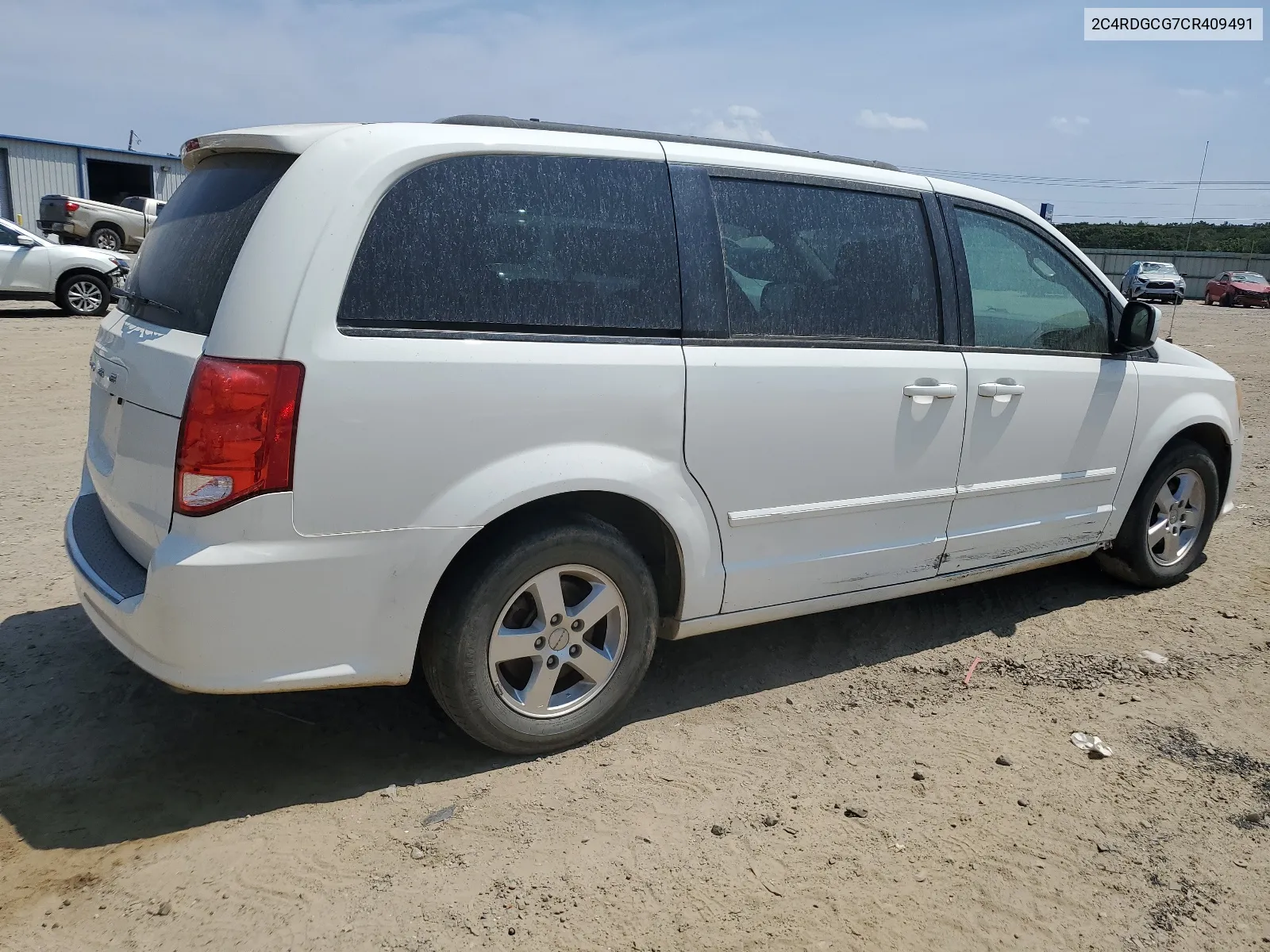 2012 Dodge Grand Caravan Sxt VIN: 2C4RDGCG7CR409491 Lot: 65836834