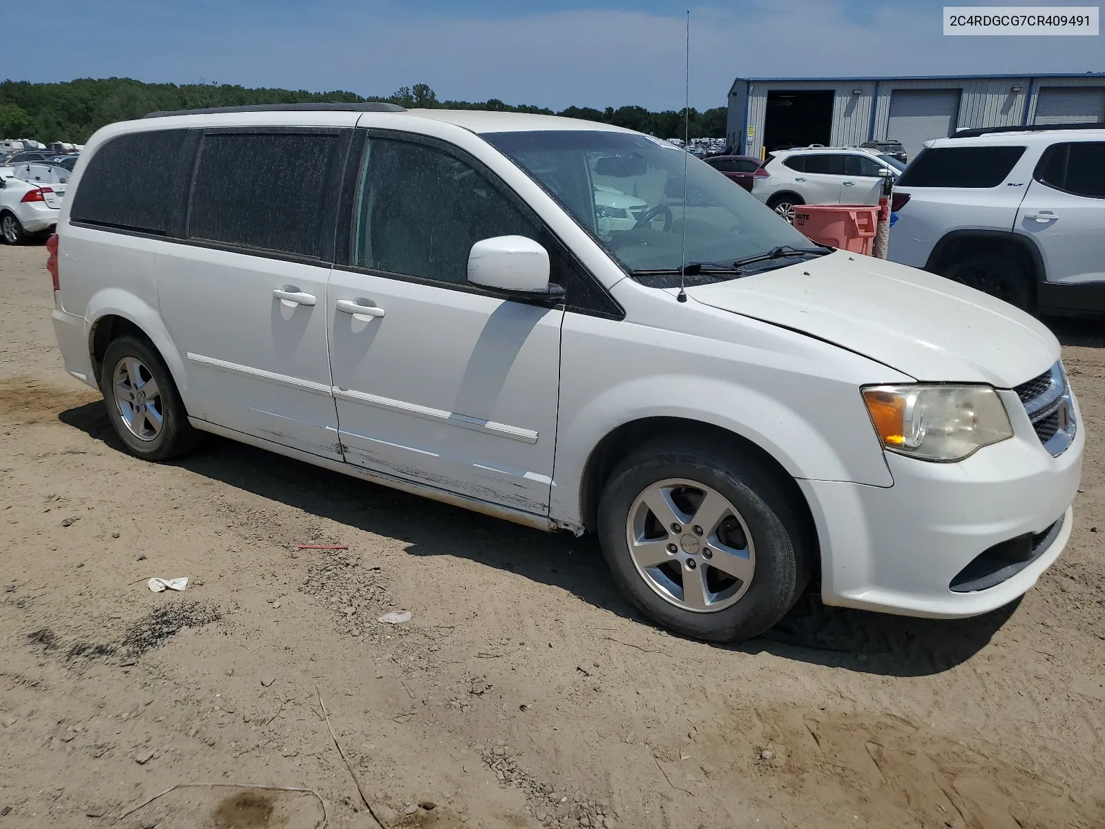 2012 Dodge Grand Caravan Sxt VIN: 2C4RDGCG7CR409491 Lot: 65836834