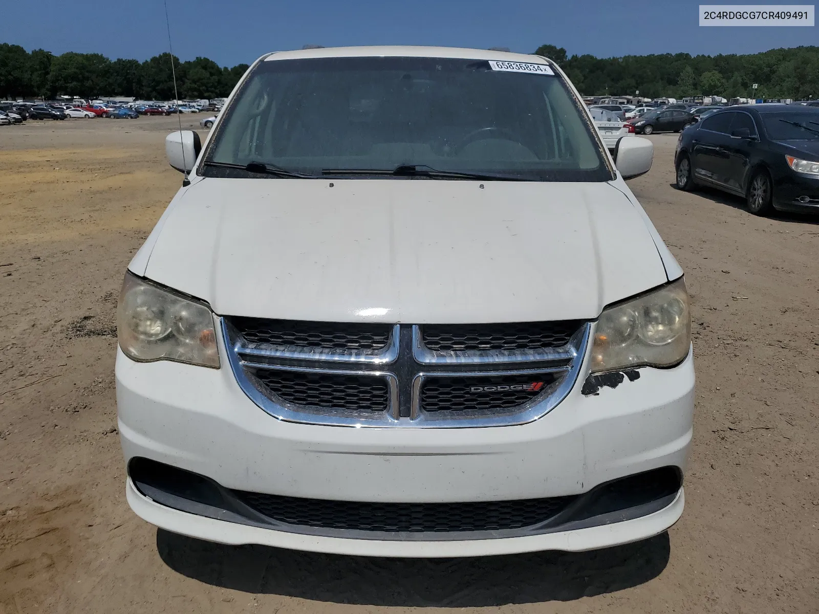 2012 Dodge Grand Caravan Sxt VIN: 2C4RDGCG7CR409491 Lot: 65836834