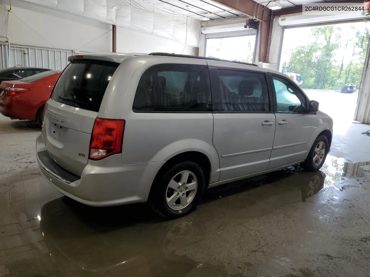 2012 Dodge Grand Caravan Sxt VIN: 2C4RDGCG1CR262844 Lot: 65937194