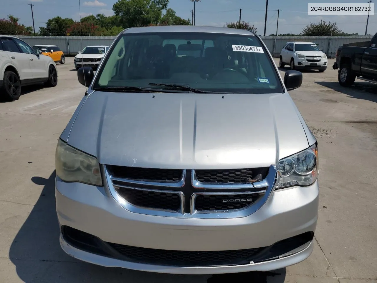 2012 Dodge Grand Caravan Se VIN: 2C4RDGBG4CR182732 Lot: 66035474