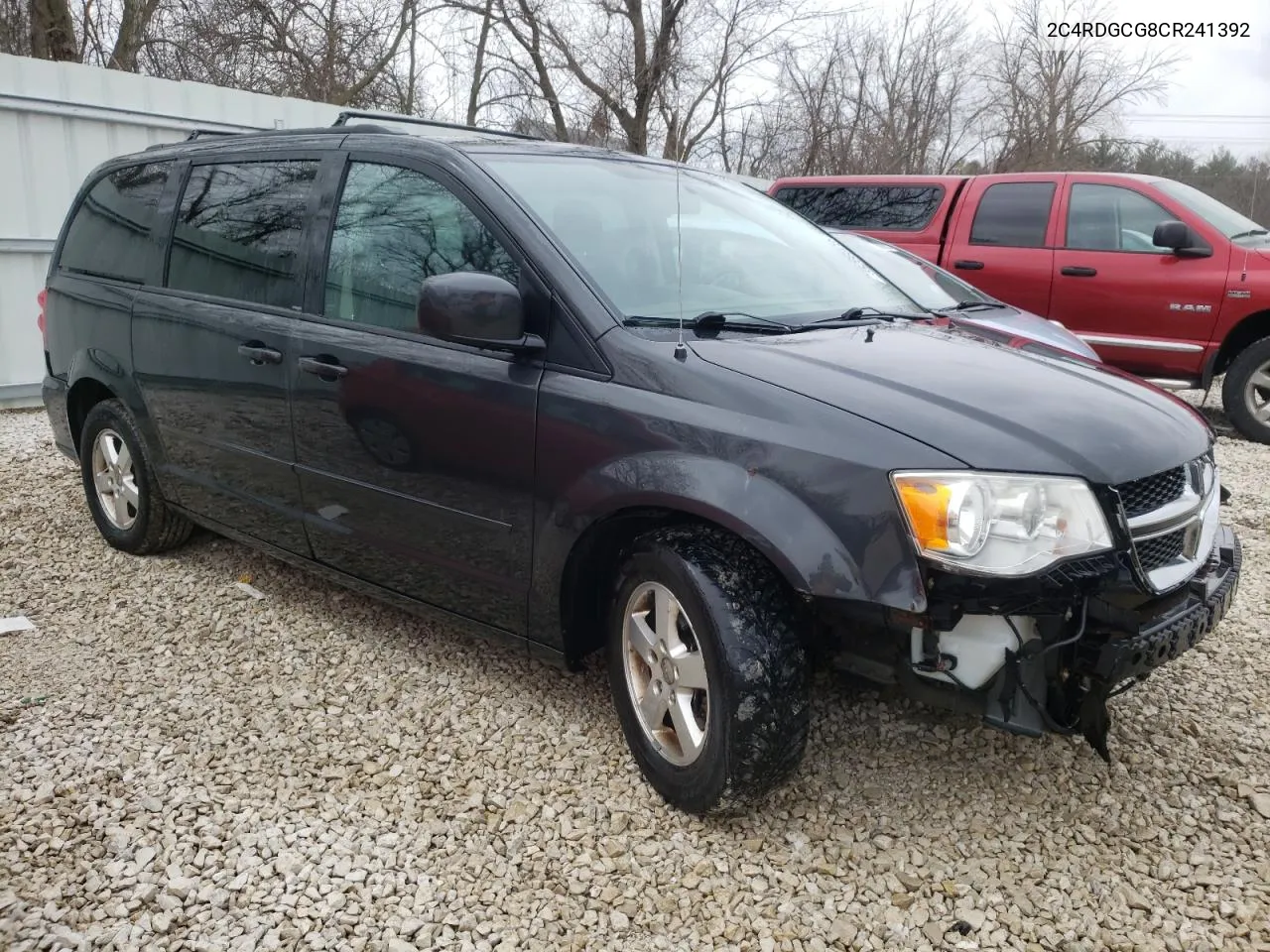 2012 Dodge Grand Caravan Sxt VIN: 2C4RDGCG8CR241392 Lot: 66227134