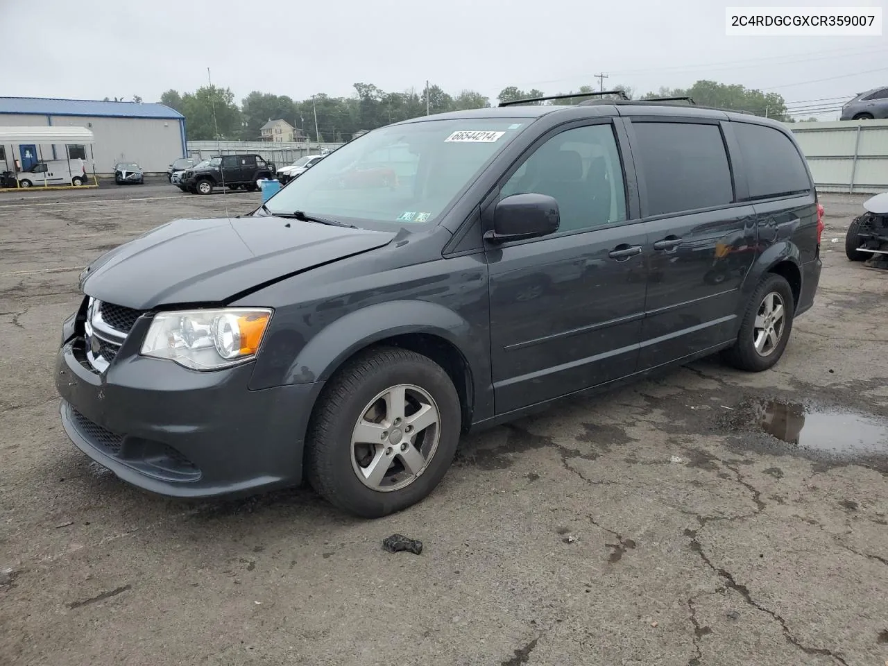 2C4RDGCGXCR359007 2012 Dodge Grand Caravan Sxt