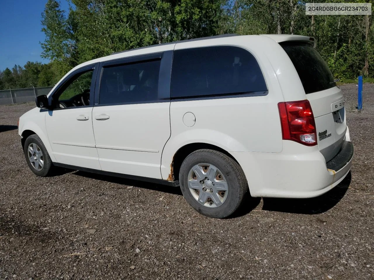 2012 Dodge Grand Caravan Se VIN: 2C4RDGBG6CR234703 Lot: 66858834