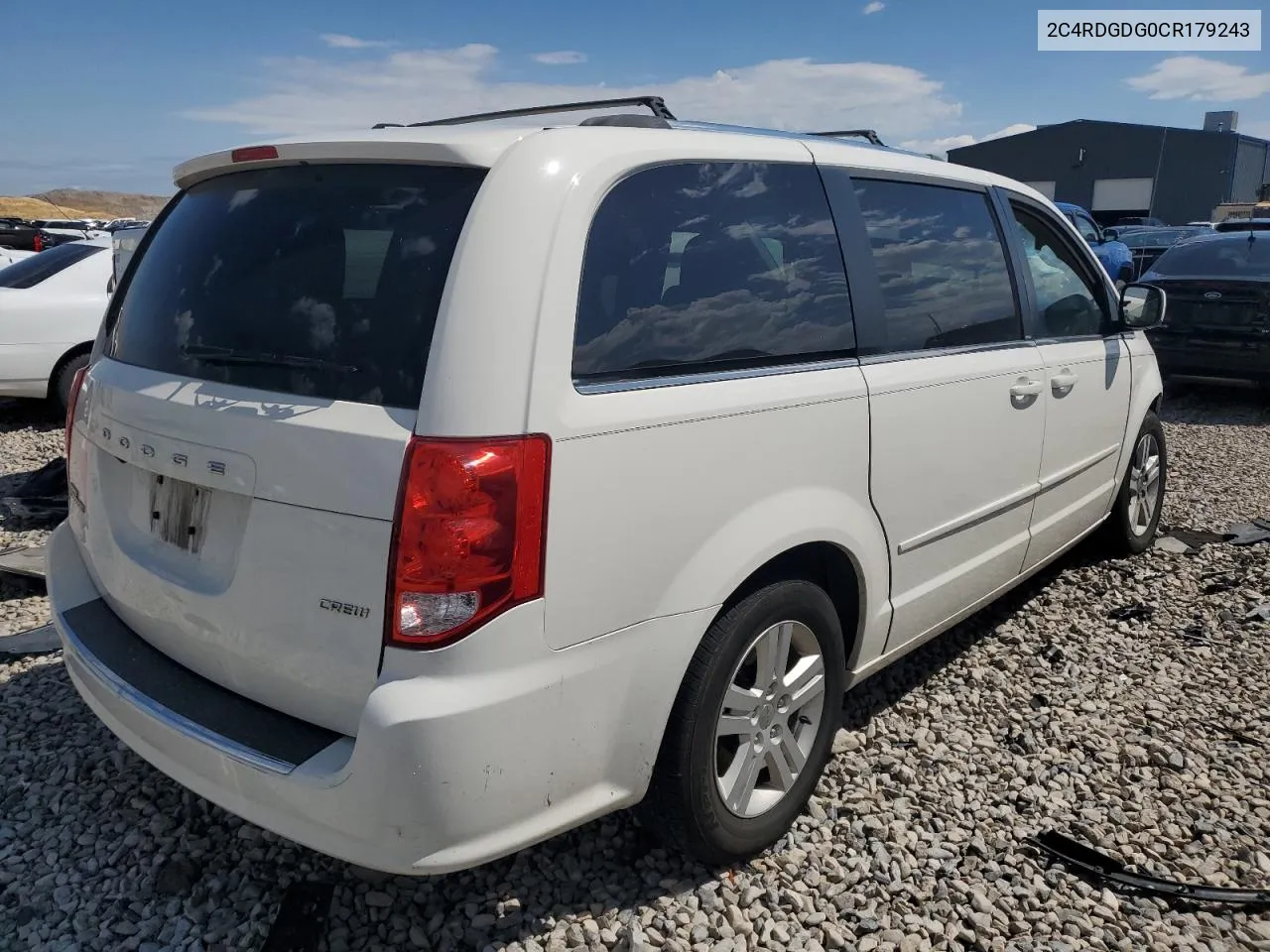 2012 Dodge Grand Caravan Crew VIN: 2C4RDGDG0CR179243 Lot: 67164524