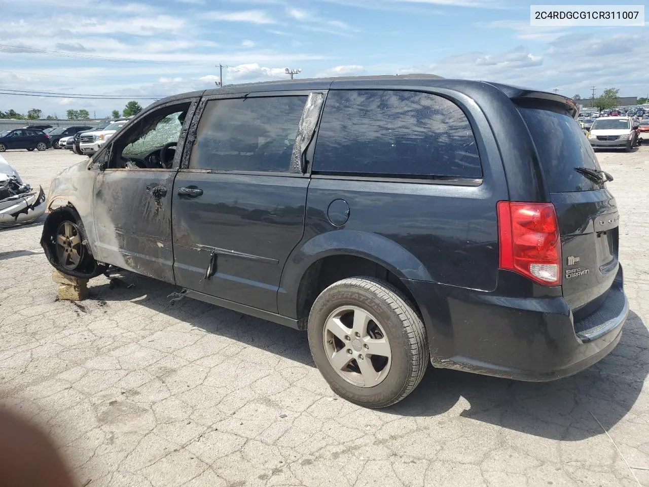 2012 Dodge Grand Caravan Sxt VIN: 2C4RDGCG1CR311007 Lot: 67239504