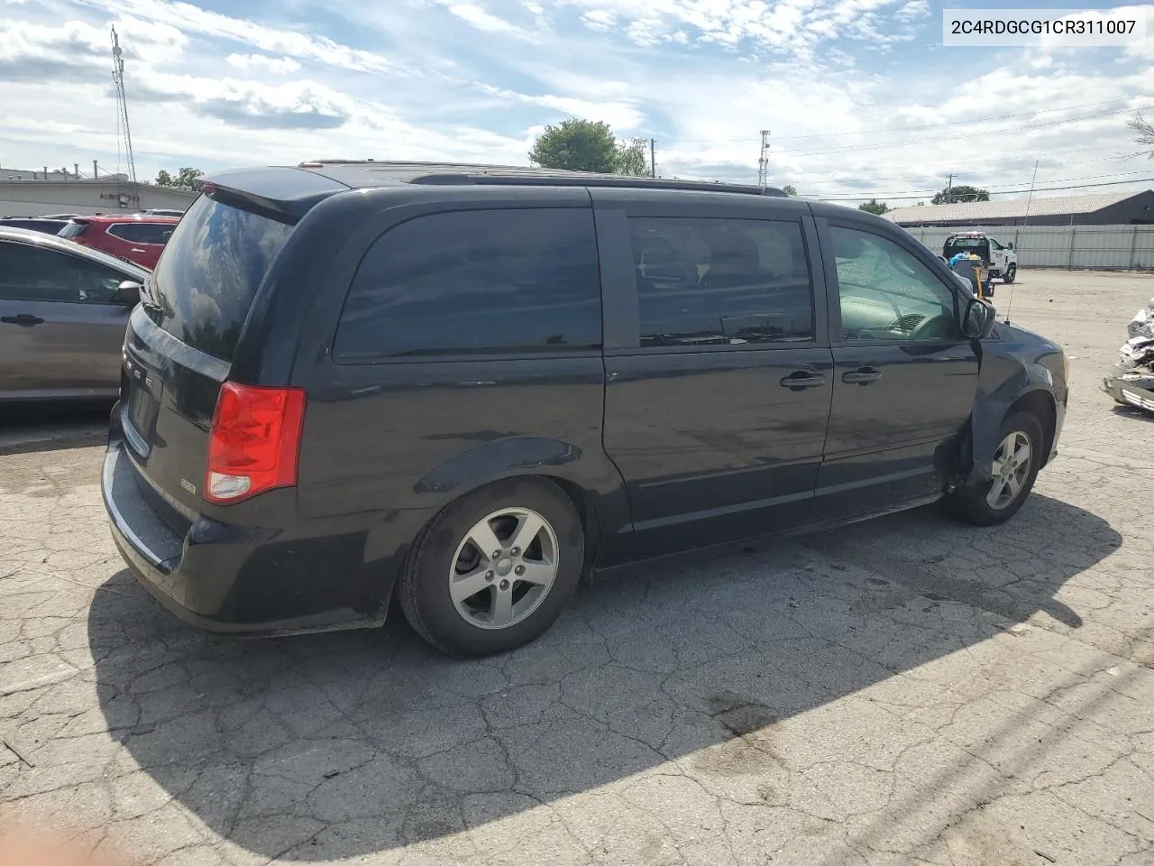 2012 Dodge Grand Caravan Sxt VIN: 2C4RDGCG1CR311007 Lot: 67239504