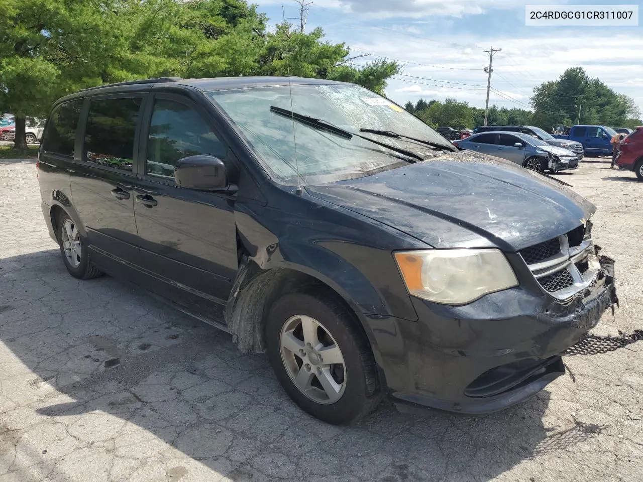 2012 Dodge Grand Caravan Sxt VIN: 2C4RDGCG1CR311007 Lot: 67239504