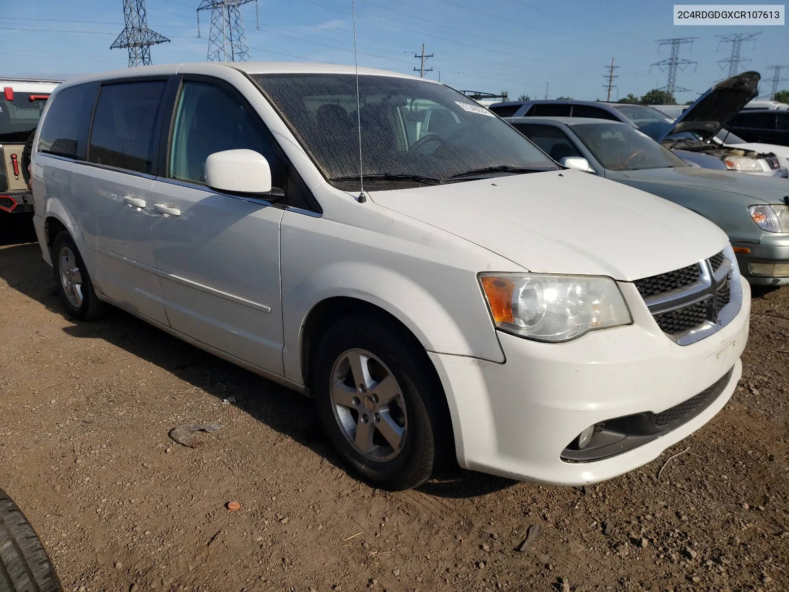 2012 Dodge Grand Caravan Crew VIN: 2C4RDGDGXCR107613 Lot: 67340024