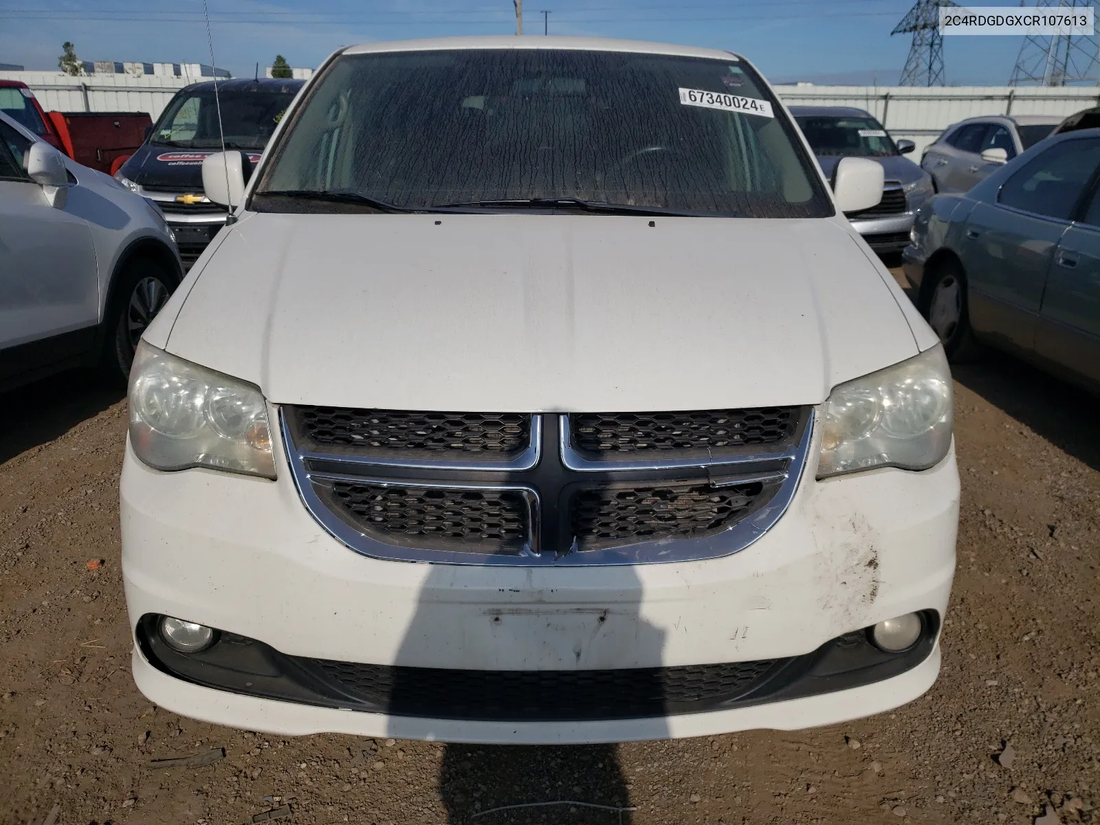 2012 Dodge Grand Caravan Crew VIN: 2C4RDGDGXCR107613 Lot: 67340024