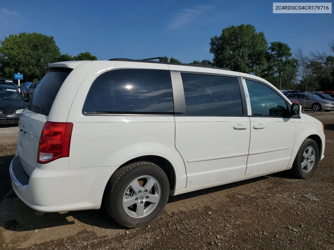 2012 Dodge Grand Caravan Sxt VIN: 2C4RDGCG4CR179716 Lot: 67427674