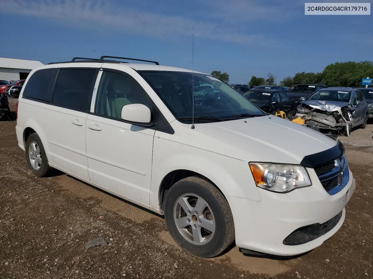 2012 Dodge Grand Caravan Sxt VIN: 2C4RDGCG4CR179716 Lot: 67427674