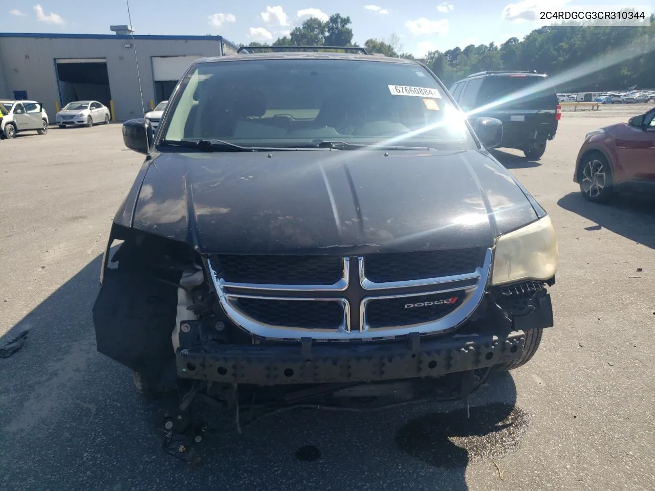 2C4RDGCG3CR310344 2012 Dodge Grand Caravan Sxt