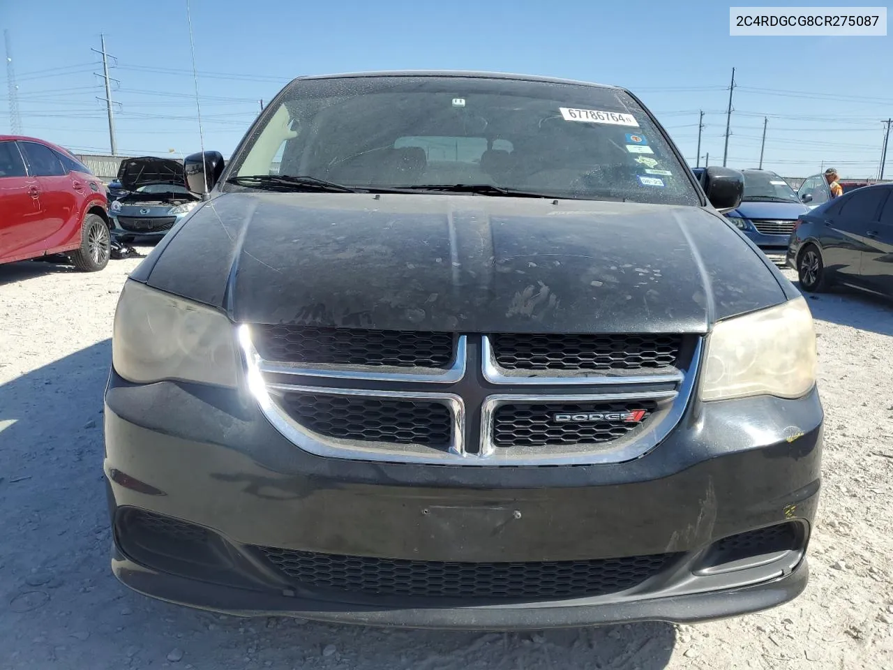 2012 Dodge Grand Caravan Sxt VIN: 2C4RDGCG8CR275087 Lot: 67786764