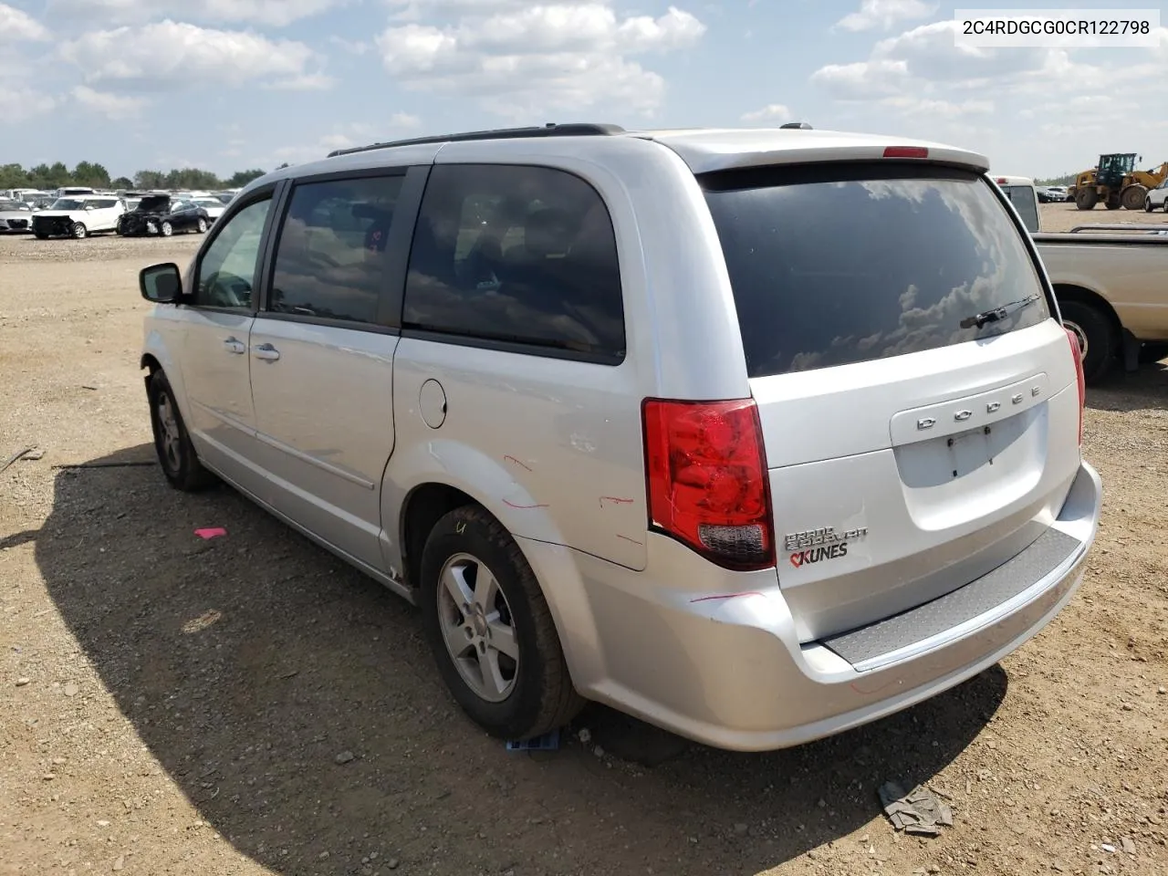 2012 Dodge Grand Caravan Sxt VIN: 2C4RDGCG0CR122798 Lot: 67917614