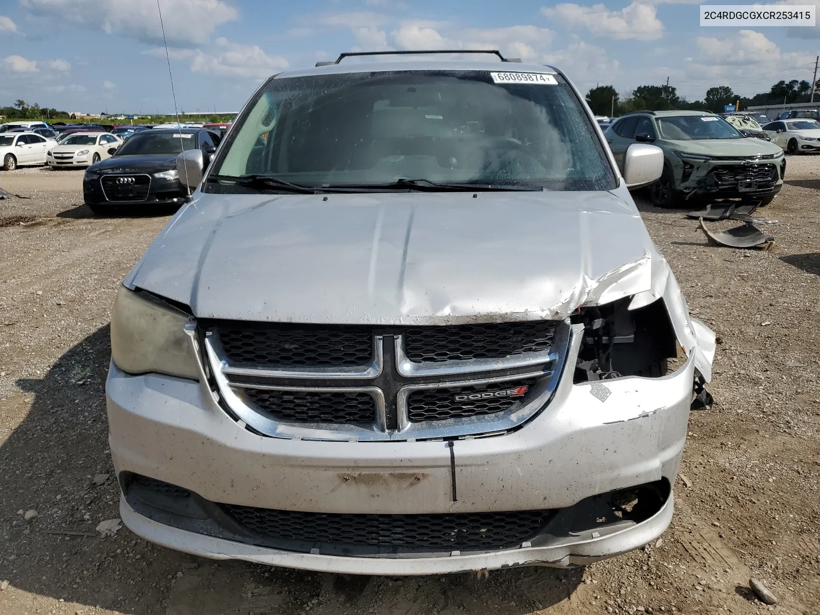 2012 Dodge Grand Caravan Sxt VIN: 2C4RDGCGXCR253415 Lot: 68089874