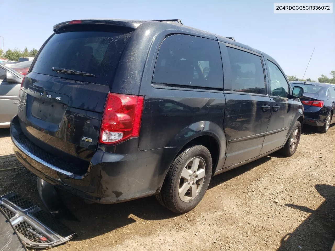 2012 Dodge Grand Caravan Sxt VIN: 2C4RDGCG5CR336072 Lot: 68092534