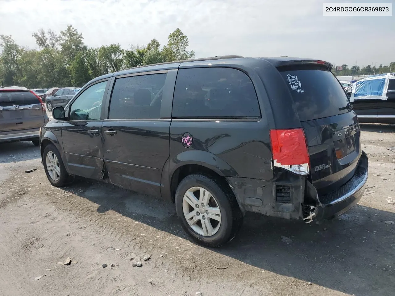 2012 Dodge Grand Caravan Sxt VIN: 2C4RDGCG6CR369873 Lot: 68256174