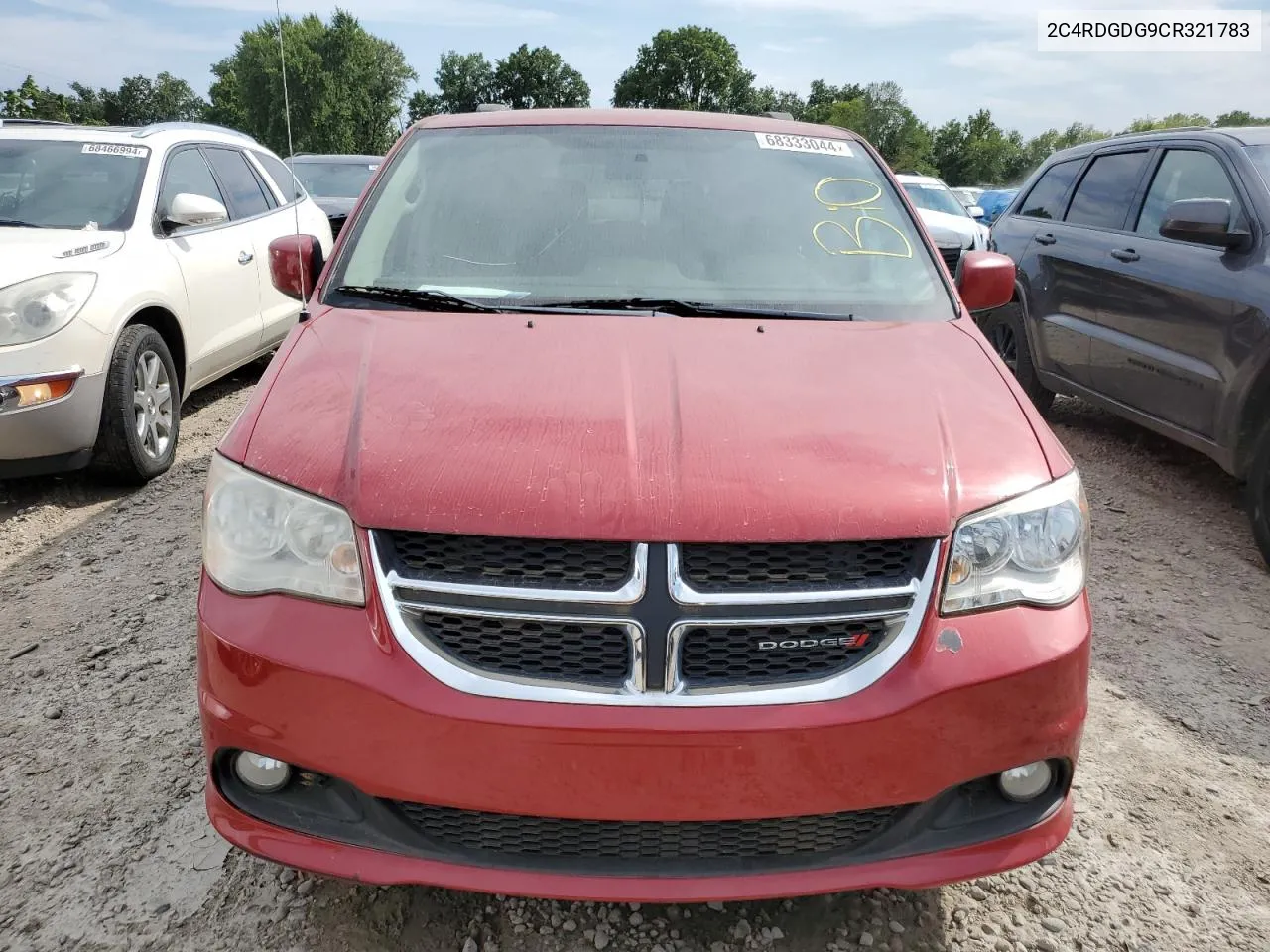 2012 Dodge Grand Caravan Crew VIN: 2C4RDGDG9CR321783 Lot: 68333044