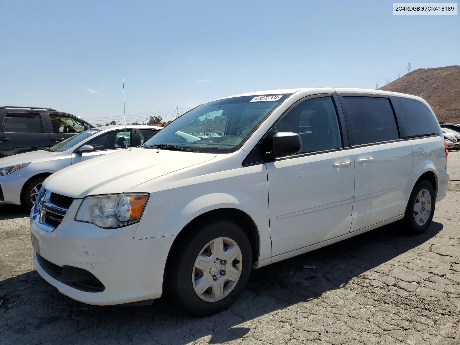 2C4RDGBG7CR418189 2012 Dodge Grand Caravan Se