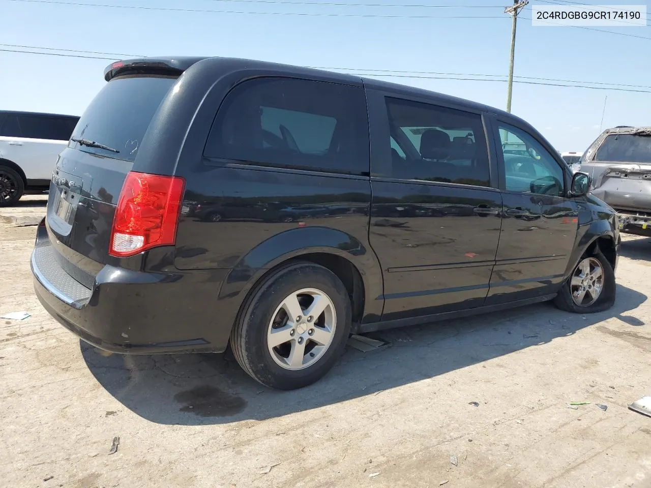 2012 Dodge Grand Caravan Se VIN: 2C4RDGBG9CR174190 Lot: 68927704