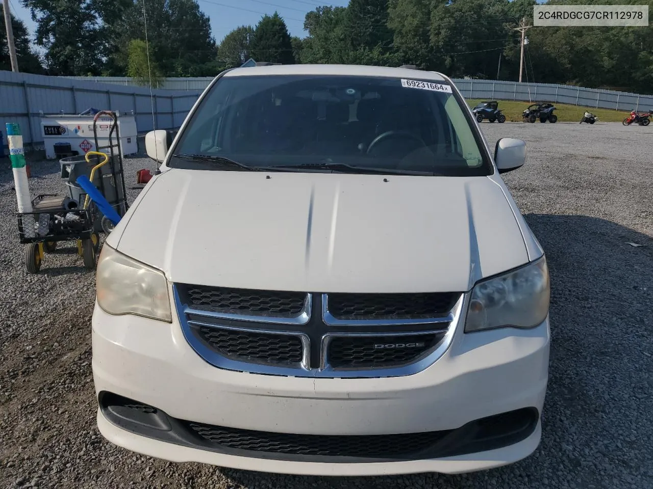 2012 Dodge Grand Caravan Sxt VIN: 2C4RDGCG7CR112978 Lot: 69231664