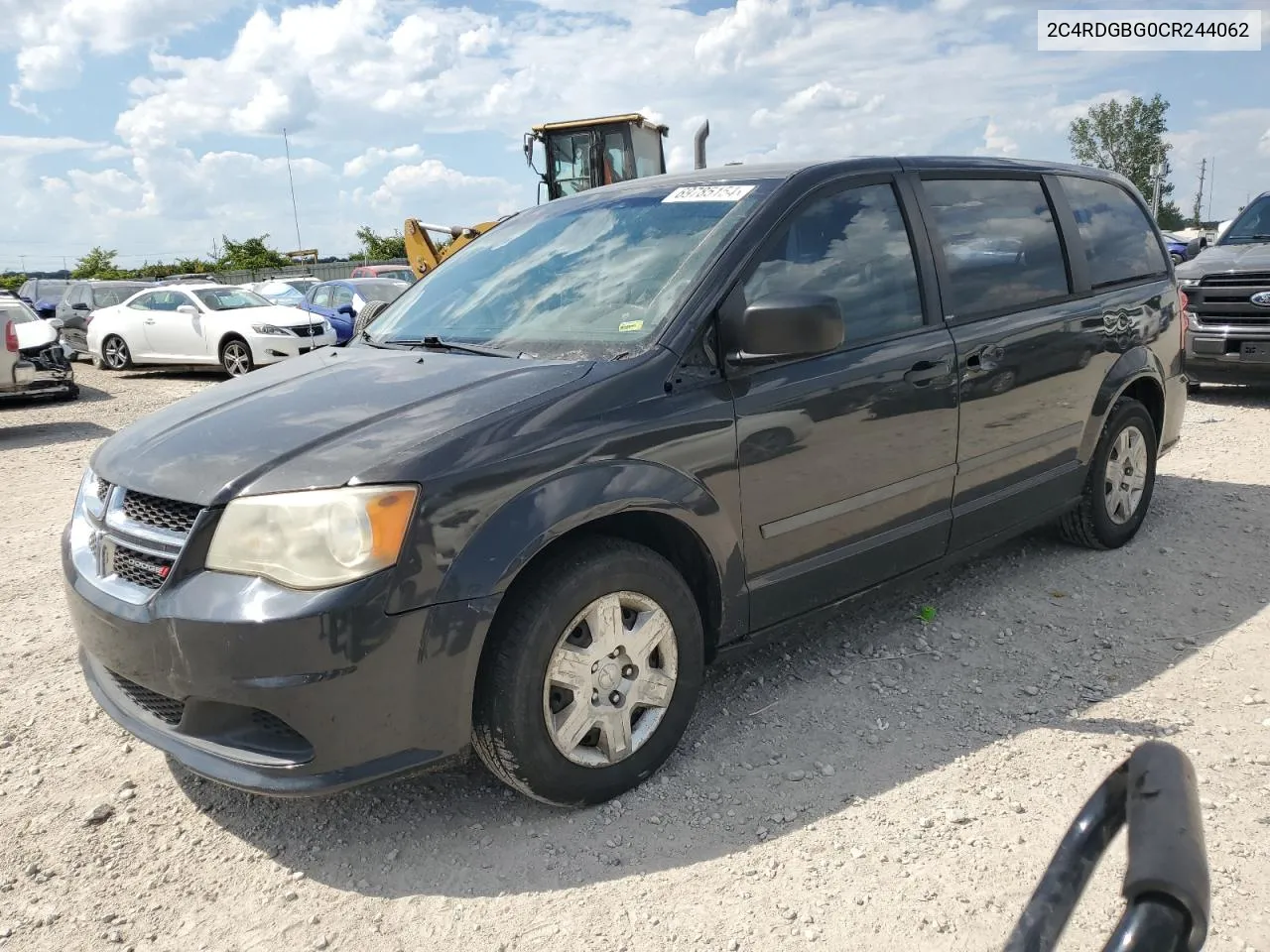 2C4RDGBG0CR244062 2012 Dodge Grand Caravan Se